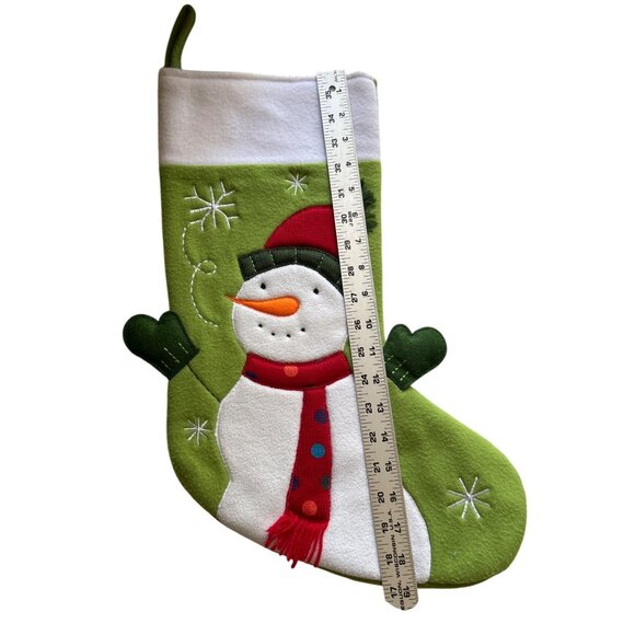 St Nicholas Square Christmas Holiday  Stockings Snowman Polar Bear Design - Picture 8 of 8